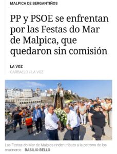 Malpica, outro ano máis sen as Festas do Mar